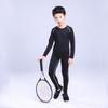 Kids' Summer Sports Compression Set: Quick-Dry Basketball & Football Training Suit, Breathable Fitness Wear for Morning Runs.