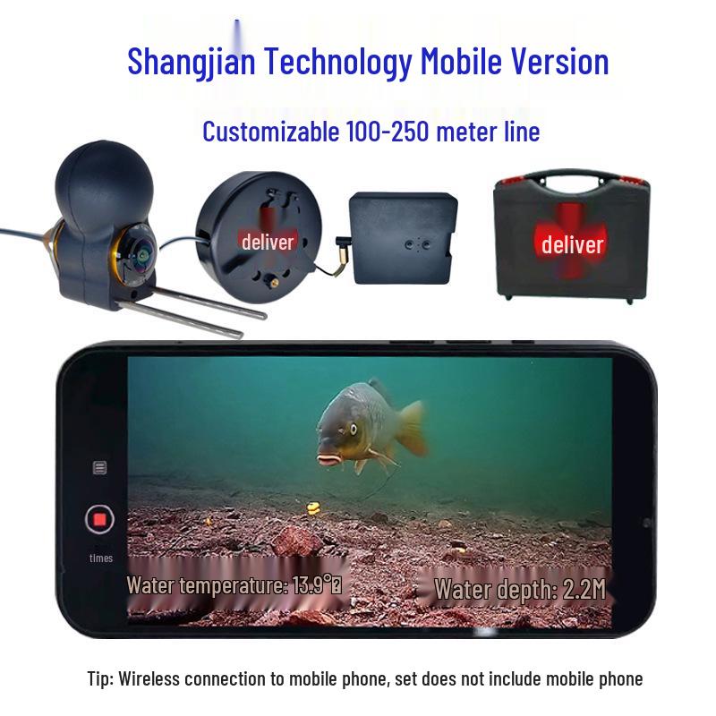 "2024 HD Underwater Fish Finder Camera: Visual Anchor Probe & Fishing Instrument"