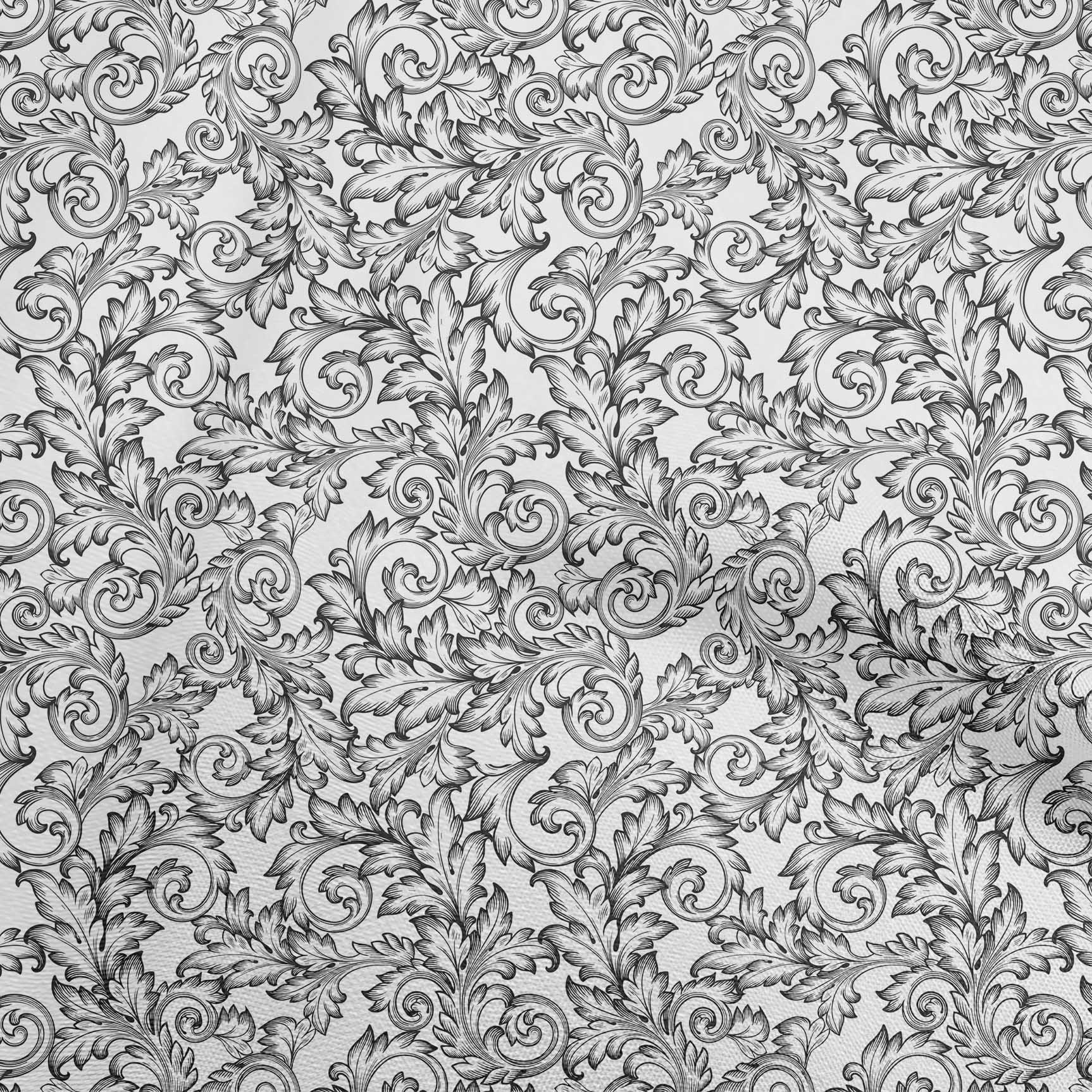 

OneOone Cotton Flex Brown Fabric Азіатська тканина в стилі бароко Швейна тканина у дворі з принтом для шиття одягу своїми руками 40 дюймів 42 Inch Wide - Viscose Chiffon білий