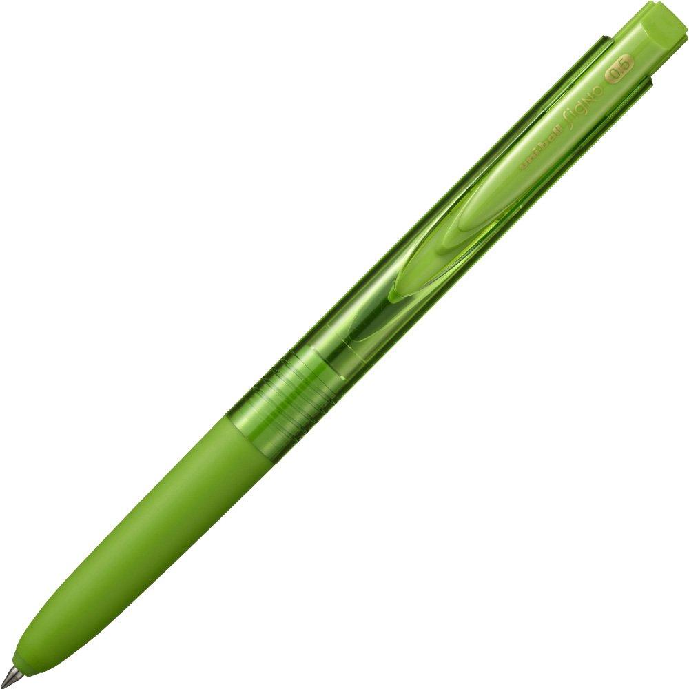 Mitsubishi Pencil Gel Ballpoint Signo RT1 Lime 10 Pen, 0.5mm, Green, Pens, UMN15505.5