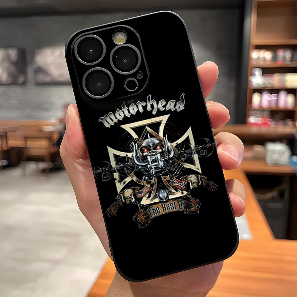 M-Motorhead Band Phone Case For IPhone 17 Pro Max 15 Pro 16 14 Plus 12 13 Mini 11 Pro Shockproof Soft Cover