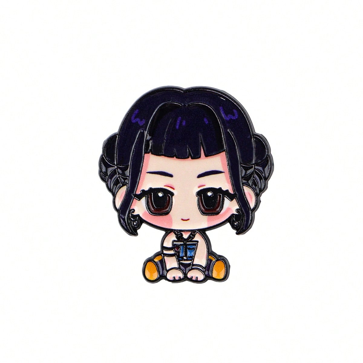 

Милый эмалевый значок на лацкан, значки на рюкзак, женская брошь, одежда, подарок, ювелирные изделия, модные аксессуары чёрный