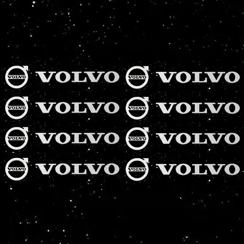 4/8 Stück Volvo Auto Metall Dekor Aufkleber Auto Innenraum Aufkleber für Volvo XC40 XC60 XC90 S60 S90 V50 V70 V60 Auto Innenraum Zubehör