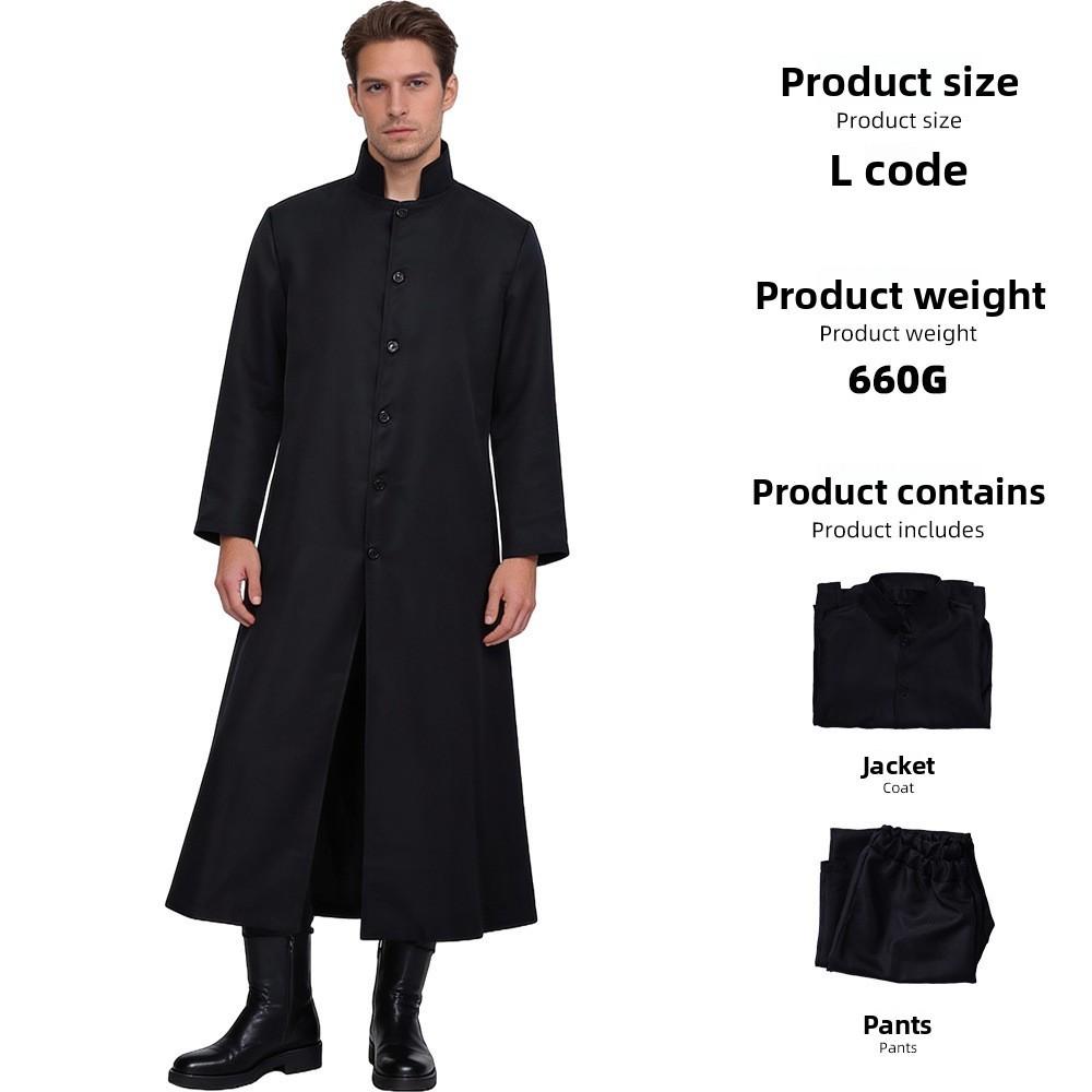 The Matrix Neo Cosplay Costume With Polyester Fabric For Halloween Role Play S