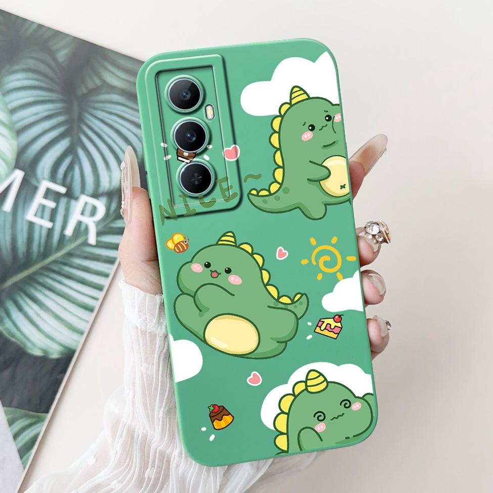 Funda For Realme C65 RMX3910 Back Cover For Realme C65 4G Case Shockproof Luxury Flowers Cute Cartoon Cool Silicone Bumper Coque