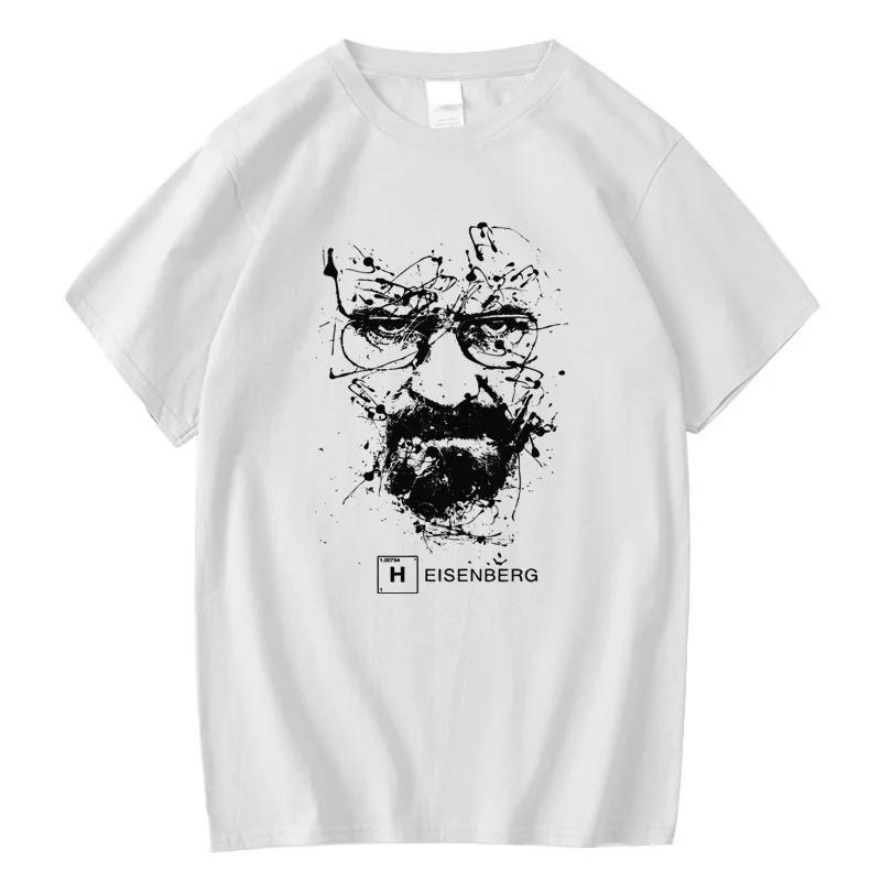 Men Fashion Casual Top Quality 100 Cotton Breaking Bad T Shirts Men Heisenberg Camisetas Hombre Men Cool Tee Shirt Tops