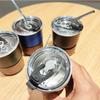 Portable Car Cup With Cover And Straw For Hiking And Travel 304 Stainless Steel