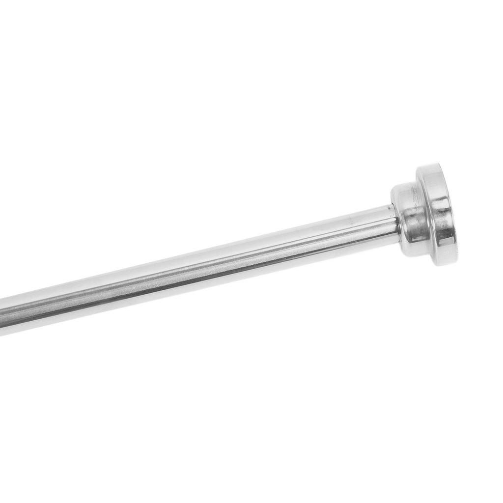 100cm Shower Curtain Rod No Drilling Tension Clothes Rod Stainless Steel Telescopic Curtain Rod for Bathroom Bedroom Kitchen