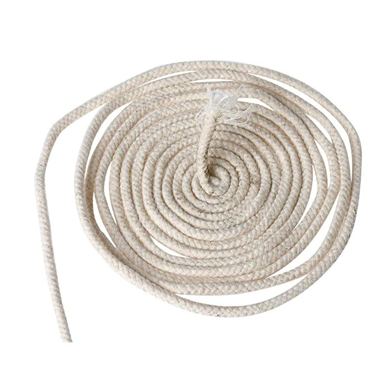 3/5/10M Length 2-8mm Round Wire Core Cotton Wick Long Burning Alcohol & Paraffin Burner Replacement Candle Cotton Core Wick