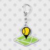 Hobby Sports Lover Tennis Ball Keychains for Accessories Bag I Love Bike Car Keyrings Jewelry Friends Father Boyfriends Gifts