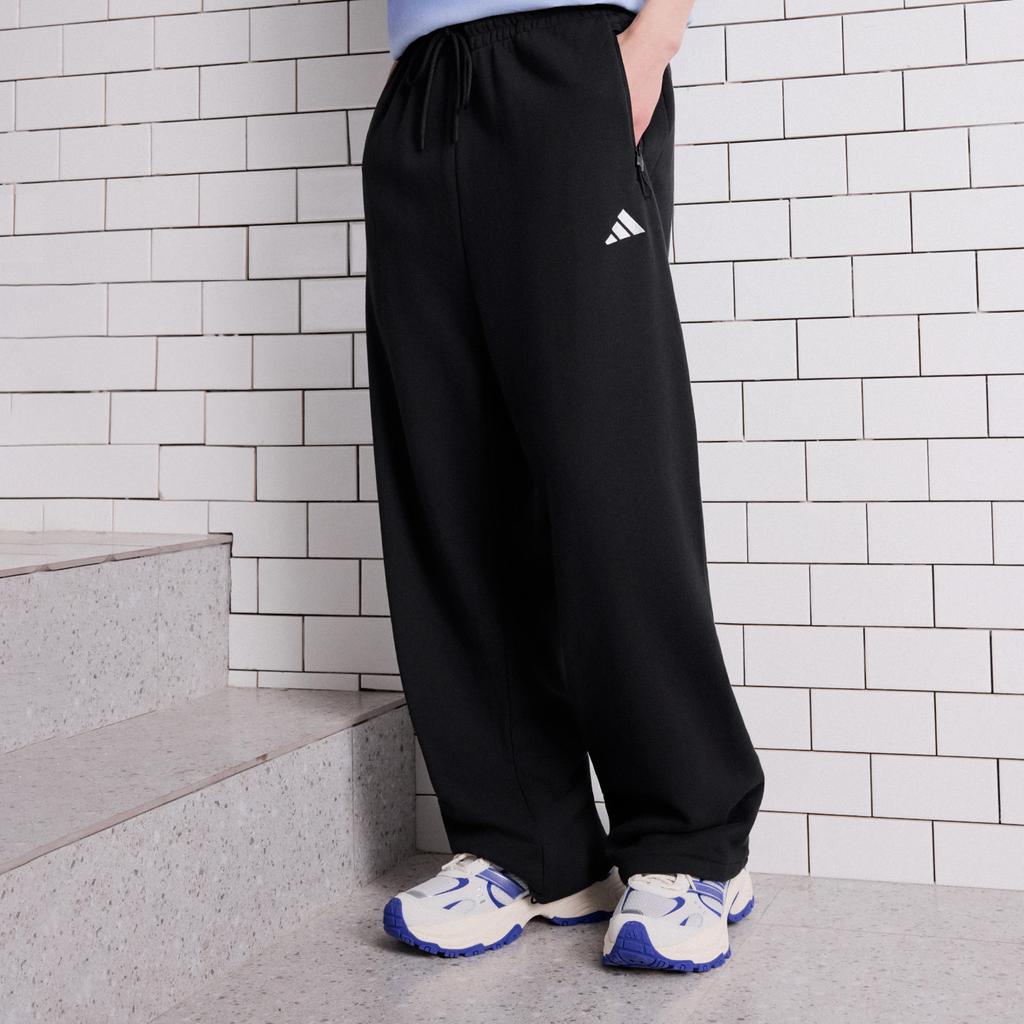 adidas Straight Leg Solid Color Casual Pants Men Bottoms KW0655