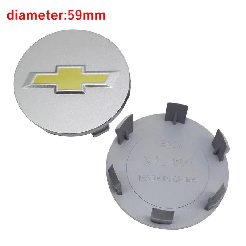 4pcs for Chevrolet Car Wheel Center Covers Hub Decorative Caps Cruze Malibu Trax Captiva Lacetti Aveo Cobalt Camaro Sail Spark