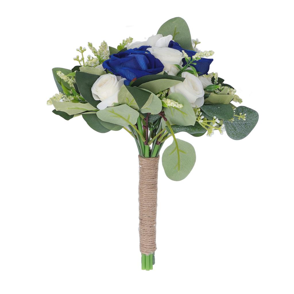 Wedding Bouquet Artificial Fake Flower Bouquet Romantic Bridal Hand Bouquet for Celebration Ceremony
