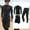 Quick-Dry UV Protection Rash Guard Set Snorkeling Diving Swimwear Men Women Long Sleeve