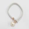 1Pc Faux Pearl Curtain Tieback, Woven Rope Adjustable Curtain Holder, Stylish Bead End Draperies Holder for Living Room Bedroom Bathroom Dormitory