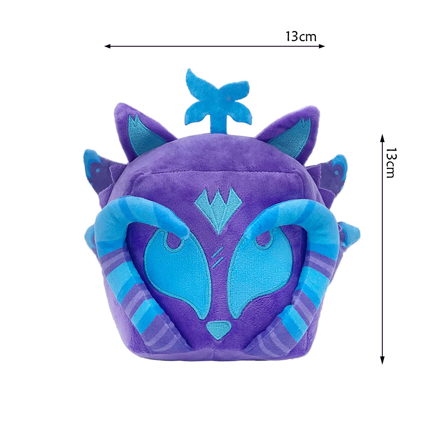 Treasuringu Nieuwe Fruit Pluche Speelgoed Schattige Vierkante Gevulde Poppen Luipaard Fruit Anime Randapparatuur Pluche Speeltje Verjaardagscadeaus