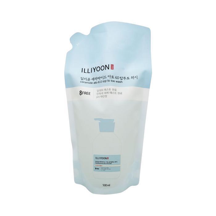 

ILLIYOON Ceramide Ato 6.0 Top-to-Toe Wash Unscented (Refill) 500ml Mildly Acidic Shampoo and All-in-One 1 Ss (16852439) 1 piece