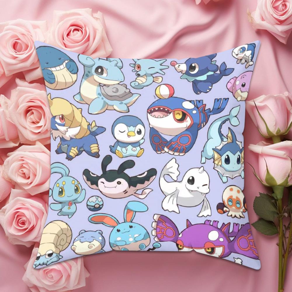 Pokmon Decorative Sofa Cushion Cover 45X45Cm Pillow Case Pillowcase 45X45 Room Decorating Items Home Decor Couch Pillows Covers