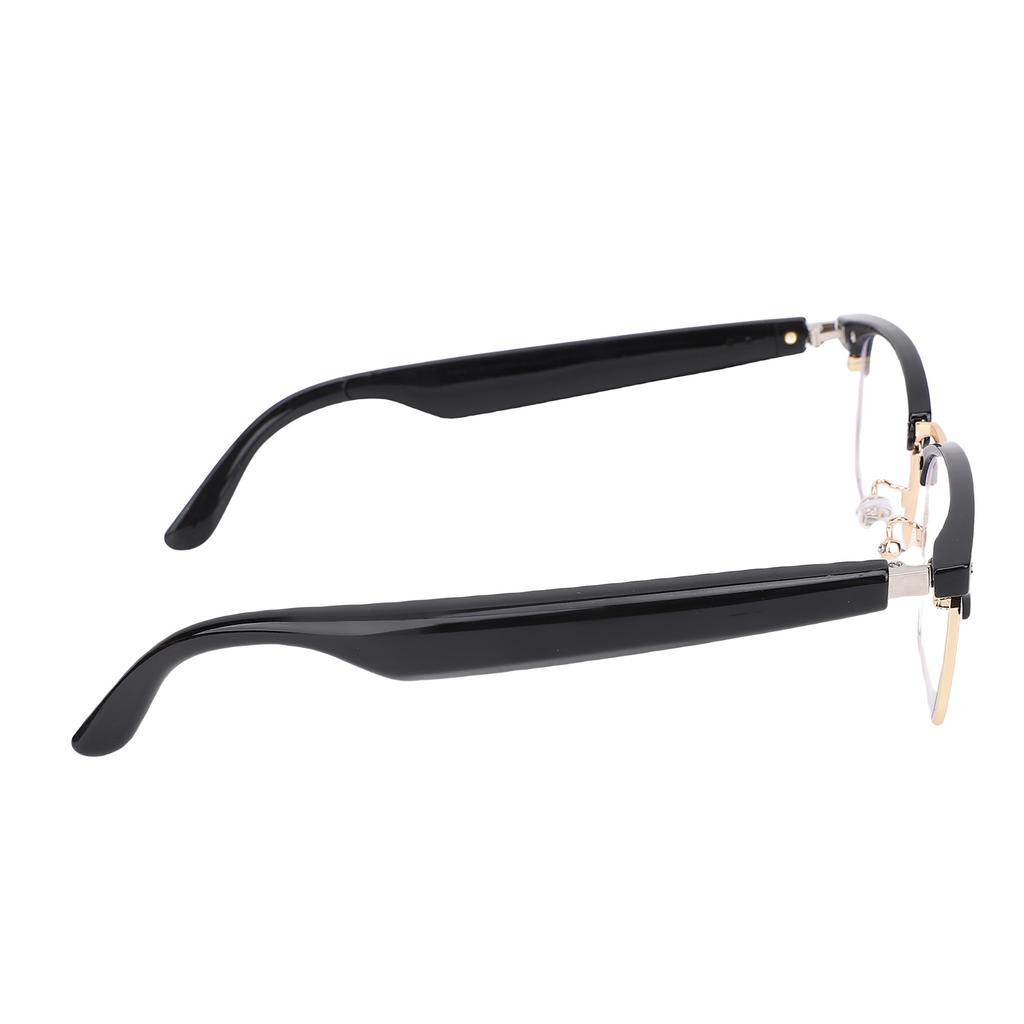 KI Übersetzung Smartbrille 100+ Sprachen Echtzeitübersetzer Bluetooth Brille Eingebautes Mikrofon und Lautsprecher für