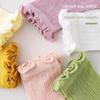 Mesh Ruffle Socks Cotton Baby Socks Fashion Stockings  for Children