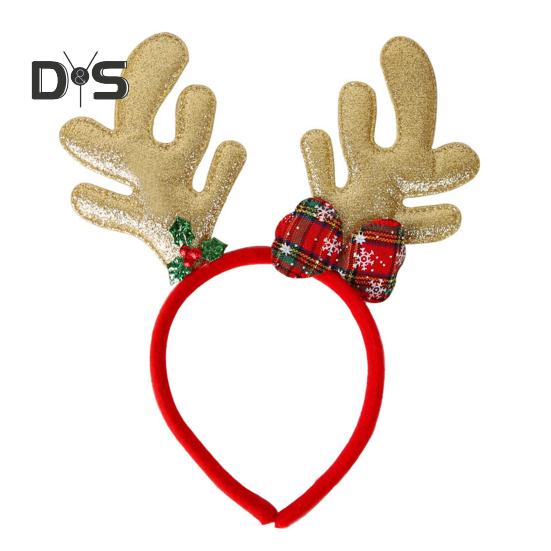 Serre-tête de Noël en forme de renne, de sapin, d'étoile, de vacances, accessoire de cosplay pour femmes et enfants