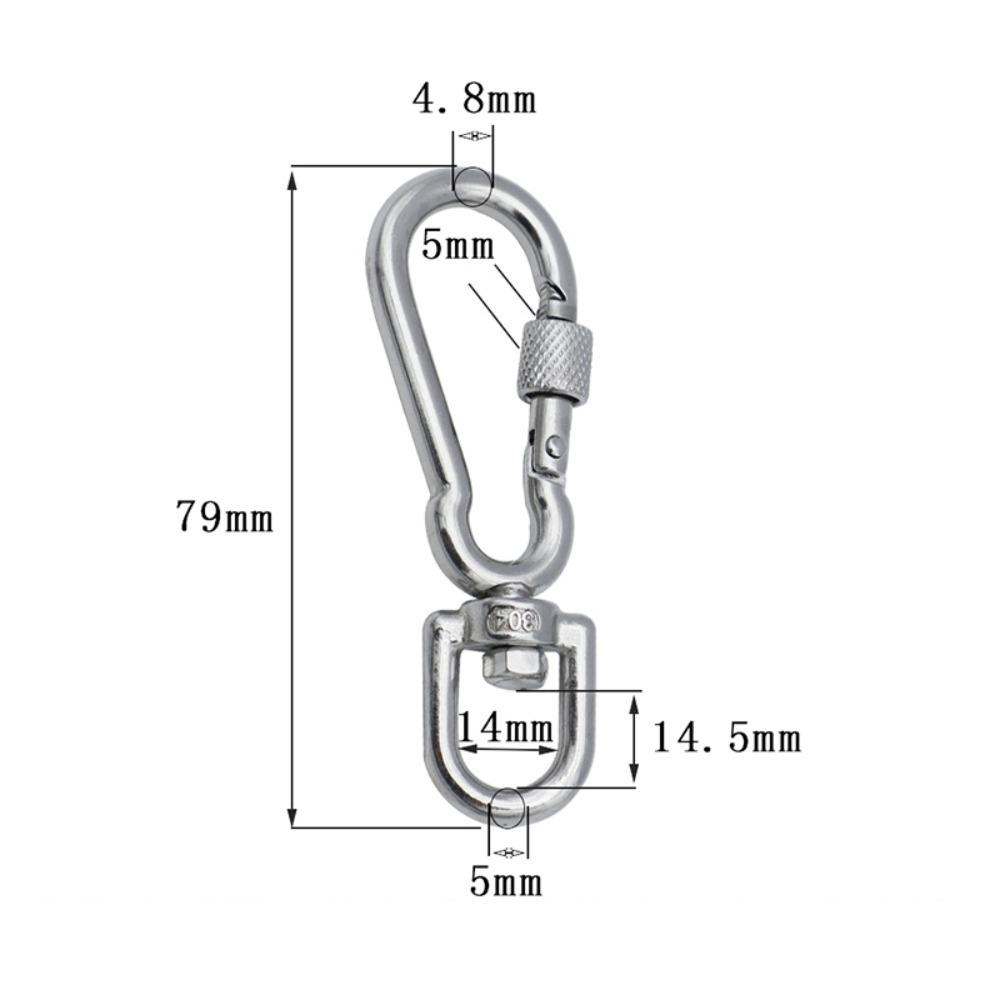 Quick Release Snap Hooks Locking Dog Leading Carabiner Clip  For Dog Walking Camping
