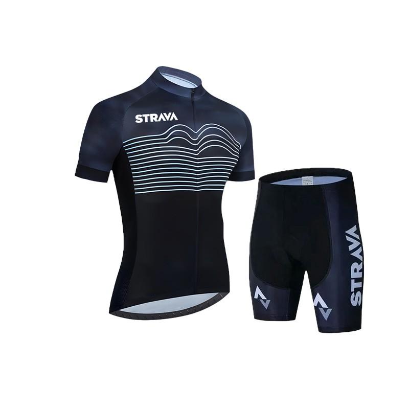 Mens Cycling Jersey Short Sleeve Compression Quick Dry Breathable Mountain Road Bike Apparel
