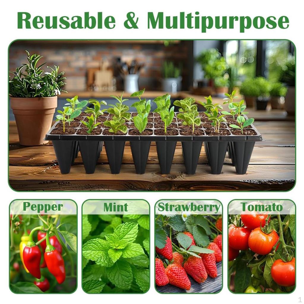 10 Children's Seed Trays with Holes