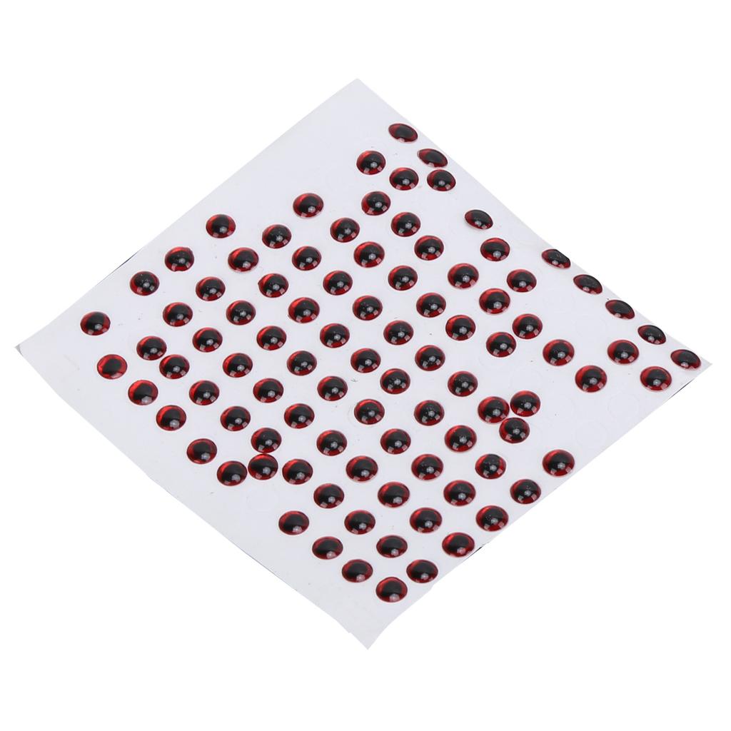 100 Pcs Fishing Lure Eyes 3D Simulation Fisheye Sticker for Fly Tying Lures Crafts DIY Materials