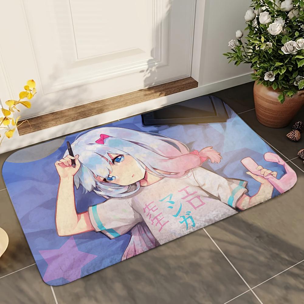 1pc Anime Izumi Sagiri Bathroom Absorbent Mats Anti-Slip Mats Home Decor Supplies Carpets Home Kitchen Floor Mats