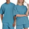 Adidas Originals Trefoil Solid Color Casual Round Neck Short Sleeve Tee Unisex Tops Light-Blue HC8592