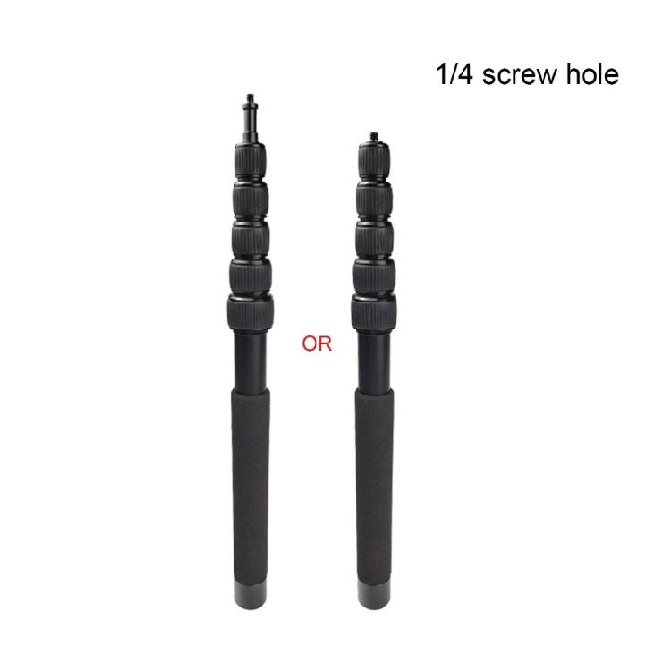 6-teiliger ausziehbarer Mikrofonarmstange für Filmaufnahmen mit 1/4" / 3/8" Gewinden