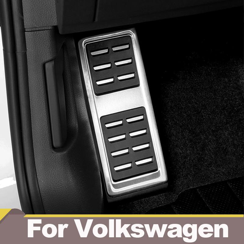 Edelstahl Auto Kraftstoff Bremspedal Fußstütze Pedale Abdeckung Für Volkswagen VW GOLF 7 MK7 Tiguan L Skoda Kodiaq Schnelle octavia A7