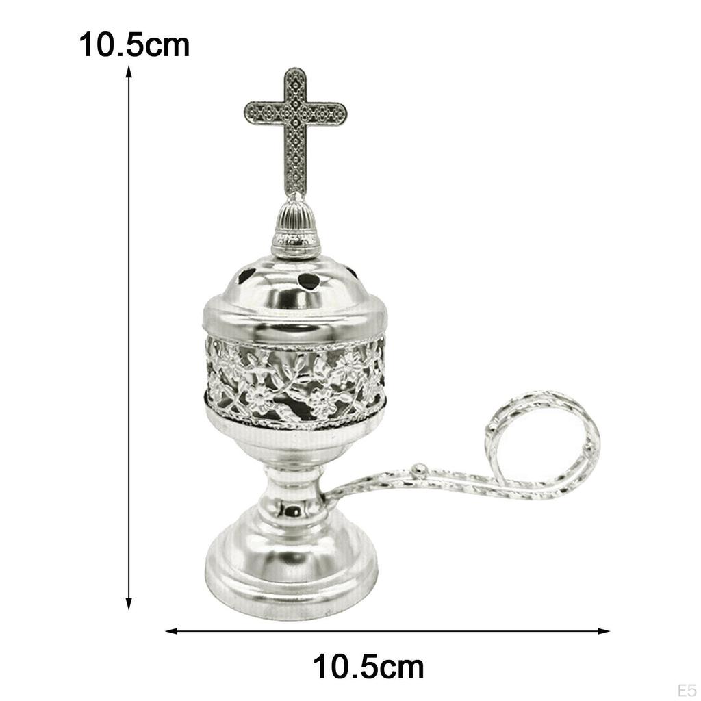 Decorative Incense Burner for Valentine's Day Gift Aluminum Alloy Figurine Office And