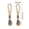 6pcs Towel Clip Set, Multi-Functional Bathroom Hook with Rope, Suitable for Towels and Washcloths, Household Bathroom Storage Accessories