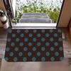 Stylish Polka Dot Pattern Rug Plush Non-slip Floor Mat Indoor Outdoor Carpet for Home Decoration Living Room Bedroom Entryway