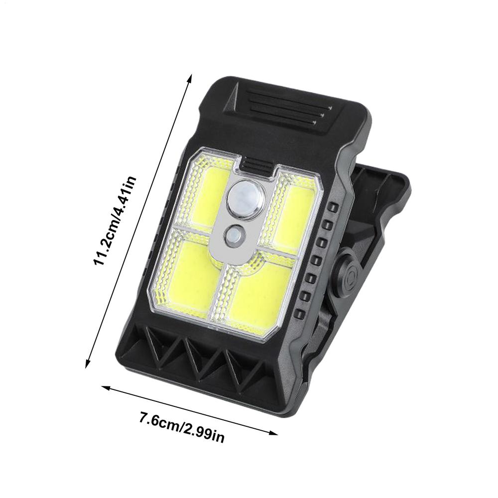 Outdoor Solar Clamp On Motion Sensor Lights Waterproof Work Light Camping Lamp Fence Walls Garage Led Lamps