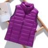 Women Women Ultra Light Down Vests Slim Sleeveless Jacket Portable Girl Lightweight Windproof Waistcoat