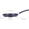 4-Cup Non-Stick Aluminium Frying Pan, Black, 24cm