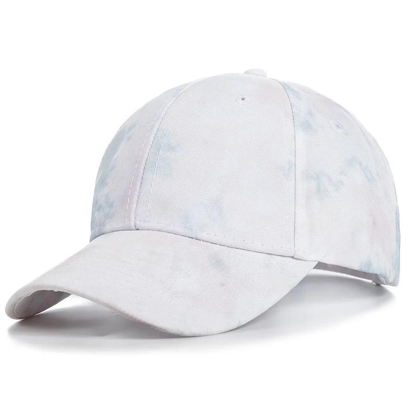 Nouă Moda Femei Tie Dye Cap Multicolor Iregular Print Baseball Cap Femei Outdoor Streetwear Summer Caps Palarii