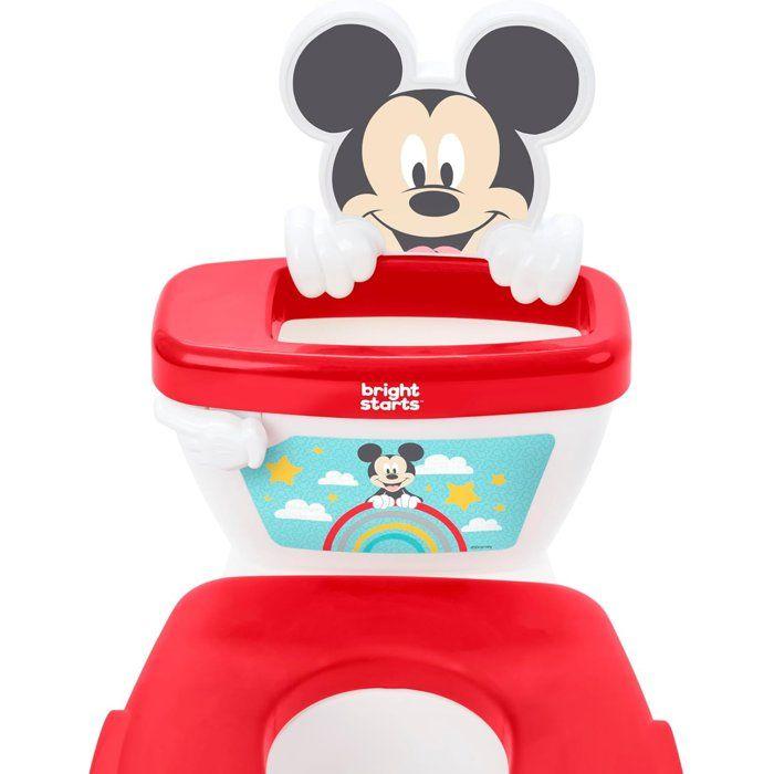 DISNEY BABY - MICKEY- Mini toilette avec réducteur de lunette de toilette inclus, 2 en 1, MySize, Pot amovible facile a nettoyer