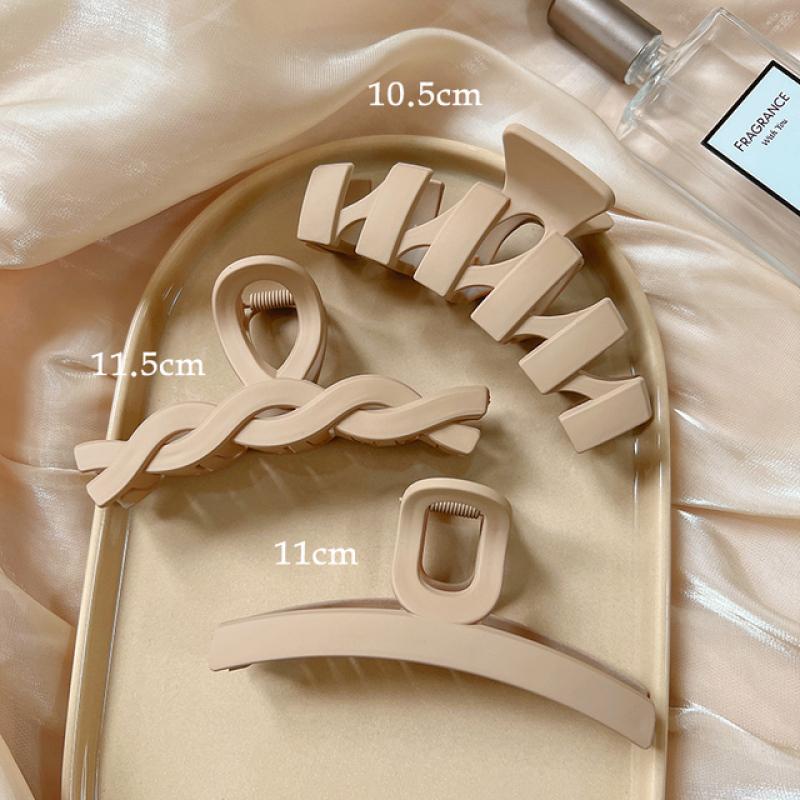 

10 ШТ Нова жіноча модна зажим-кіготь Кавова чорна акрилова велика заколка для волосся Корейська для дівчини Зажим-акула Головні убори Шпилька Аксесуари для волосся