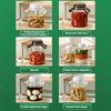 Kitchen Storage Container For Pickle Fermented Foods And Dry Ingredients In Plastic Materials