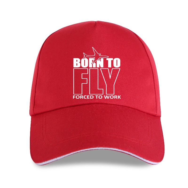 Νέο καπέλο καπέλο Funny Born To Fly Plane Pilot Evolution Paragliding Paraglider Summer Unisex Καπέλο μπέιζμπολ