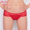 Maniform Women's Red Lace Low-Rise Panties