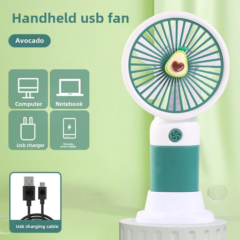 

Портативный USB-перезаряжаемый цветочный вентилятор для детей - для использования в ручном или настольном режиме 7.8*5.3*15 cm