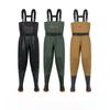 Camouflage Waterproof Wading Pants with Integrated Boots for Fishing