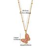 Cute Gold Color Snail Necklace For Women Exquisite Stainless Steel Animal Jewelry Hypoallergenic Minimalist Daily Wear Gift
