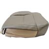 Front Left Driver Side Bottom Seat Cover Replacement Leather Beige Tan Compatible with Ford F150 Lariat XL XLT 2004 2005 2006 2007 2008