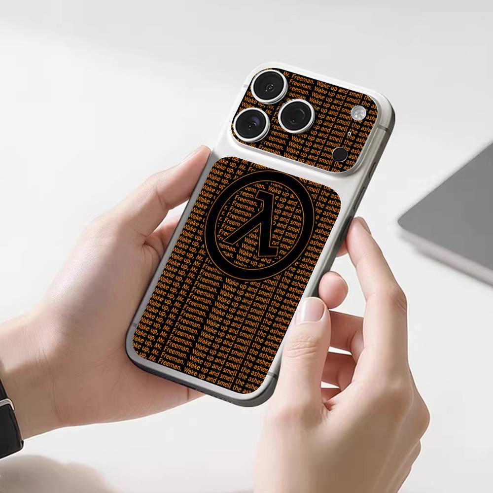 Game Half Life Back Cover Decal Protective For Iphone 17 Pro Max Skin Sticker Back Protective Decorative Sticker